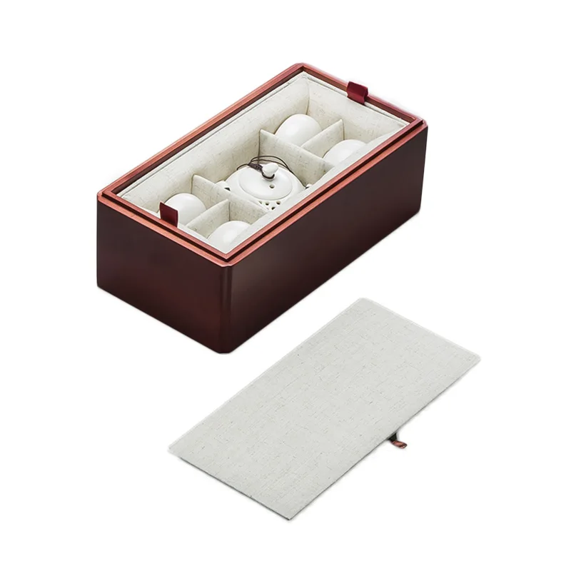 Travel Portable tea set Ceramic tea cup teapot Tea tray Kung fu set gaiwan Small tea bowl painted p