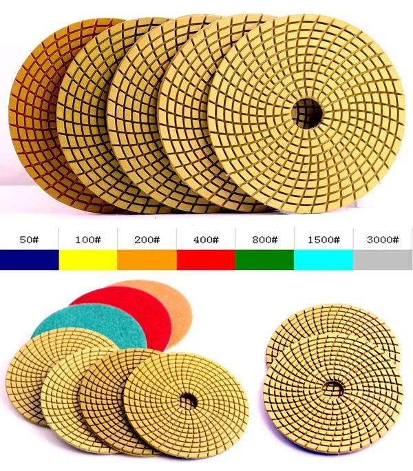 DC-SGPP03 D125mm Гибкие Влажные 5 дюймов полировки алмазов с премиум качества и конкурентная цена
