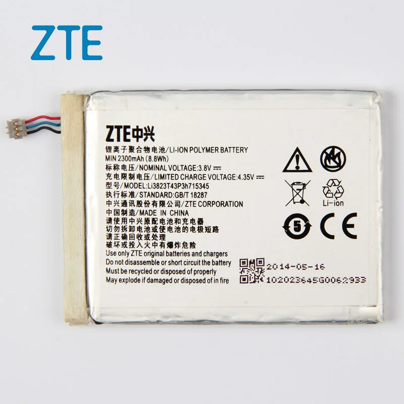 

Original ZTE Li3823T43P3h715435 Phone battery For ZTE