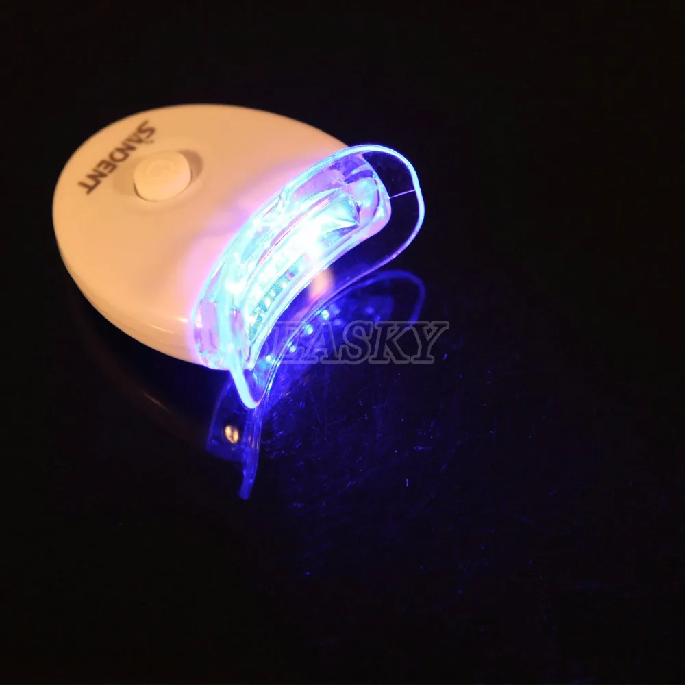 

Dental Teeth Whitening Plasma LED Blue Light Lamp Accelerator with Tray
