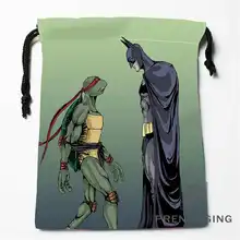 Пользовательские Сумки на завязках с черепашками-ниндзя, модные дорожные сумки для хранения, мини сумка для плавания, походов, игрушек, размер 18x22 см#171203@ 1-08