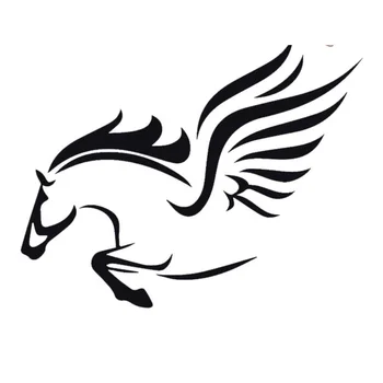 

New Pegasus car stickers styling horse 18cm*15cm reflective car motorcycle truck vinyl waterproof outdoor stickers