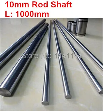 

4pcs dia 10mm - 1000mm chrome plated Cylinder Linear Rail Round Rod Shaft Linear Motion Shaft