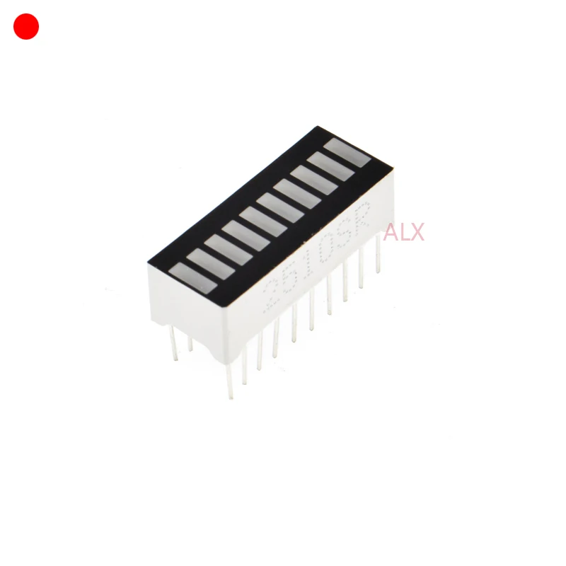 50PCS 10 Segment Digital Red LED Bar Graph Display Ultra Bright