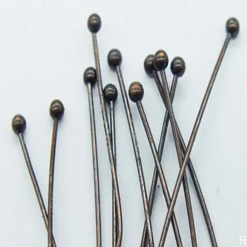 

Wholesale 2000PCs Antique Copper Plated Ball Head Pins Findings