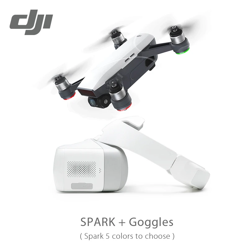 Новинка в наличии DJI Spark &amp Goggles Fly more combo Drone Pocket Selfie WiFi FPV с камерой 12 МП | Игрушки и