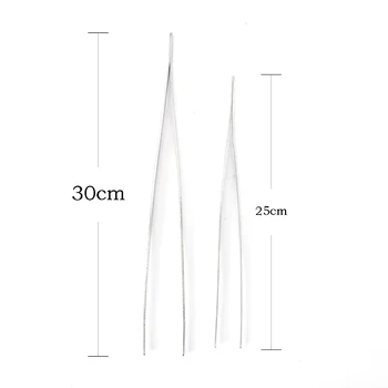 

25/30cm Barbecue Tongs Food Tongs Food Clip Kitchen With Stainless Steel Tweezers Plastic Clip Barbecue Buffet Restaurant Tool
