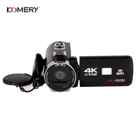 כרטיס sd KOMERY 4K וידאו מצלמה 3.0 Nightshot ו- WiFi תמיכה אינץ