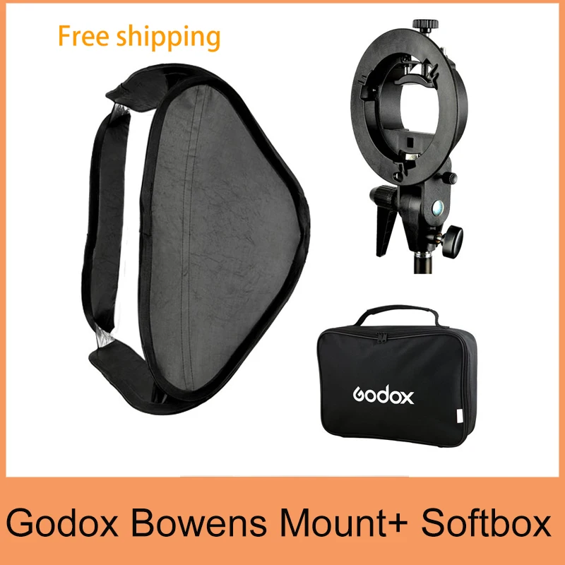 Godox S-Type  Speedlite  Bowens  + 60  60  Softbox   