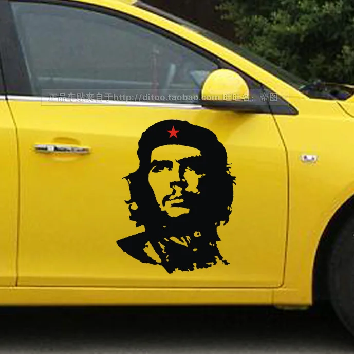 

Cool Che Guevara portrait pattern car styling,fashion car door decor stickers,20CM/30CM/40CM available