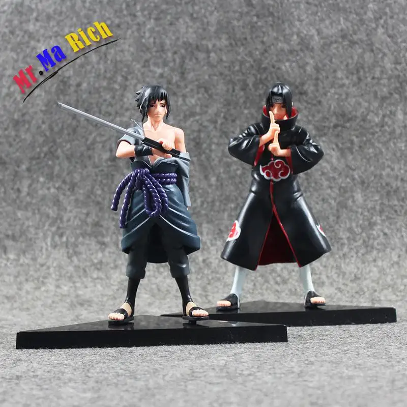 Экшн-фигурки Naruto Uchiha Саске Учиха Итачи ПВХ 2 шт./лот 15 см | Игрушки и хобби