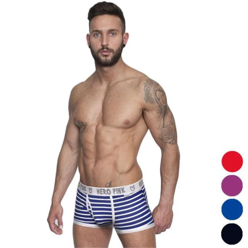 Trunks Men Striped Boxer Briefs Sexy Man Underwear Boxer Briefs Fringe Underpants separates Swimming beach shorts #2h25 (15)