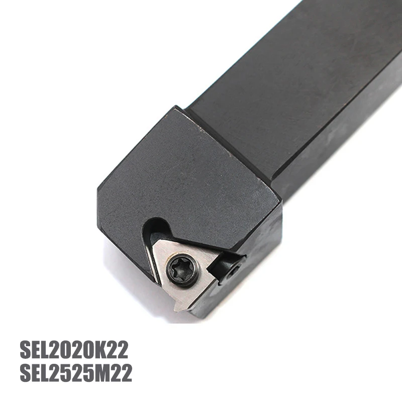1pc SEL2020K22 SEL2525M22 Left Thread Turning Tool Alloy steel outer round tool holder without