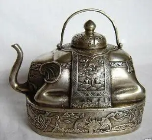 

Z + pure copper bronze furnishing articles, pictographic teapots