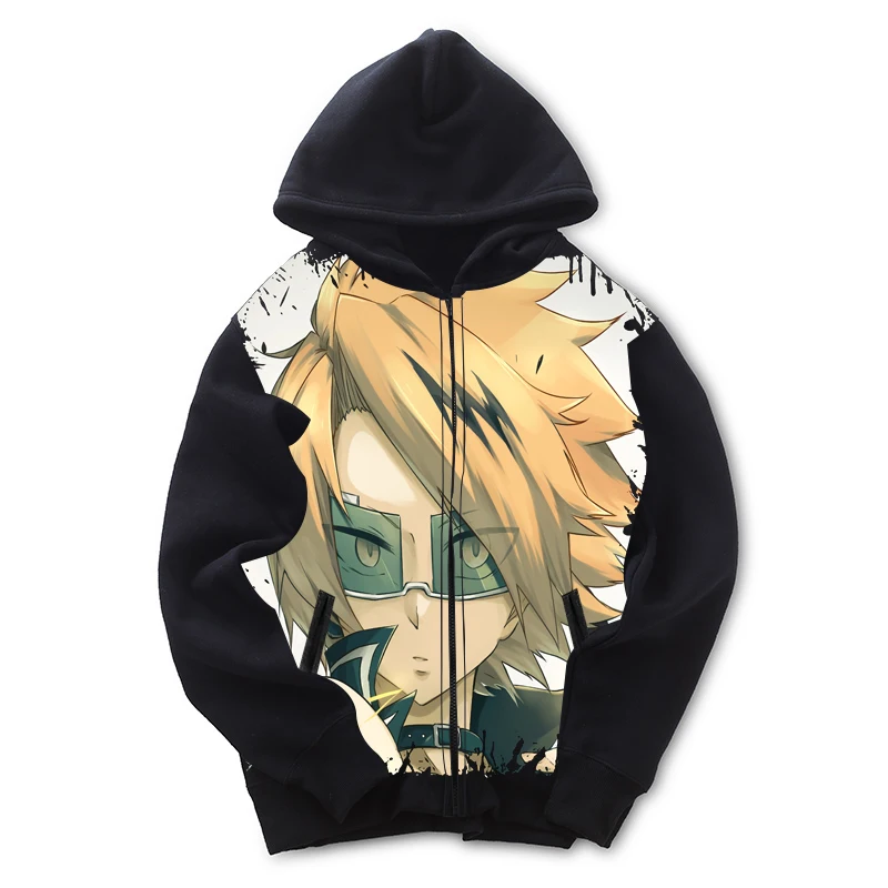 My Hero Academia Bakugo Katsuki Anime Printed Zipper Hoodie 9