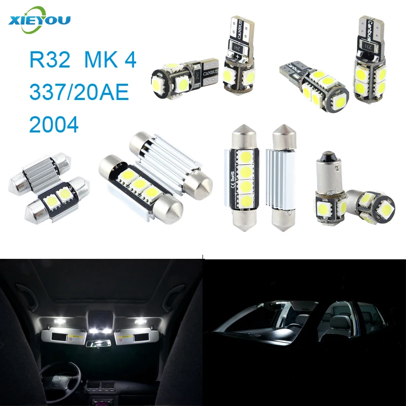 Billige XIEYOU 8 stücke LED Canbus Innen Lichter Kit Paket Für R32 MK 4 337 20AE 2004