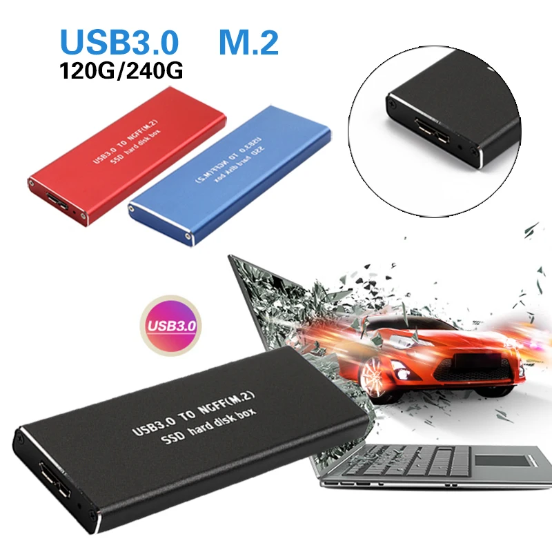 

120GB/240GB HDD Alloy External Portable Mobile Hard Drive For Desktop and Laptop Super Speed Memory 120G/240 With USB 3.0 Port