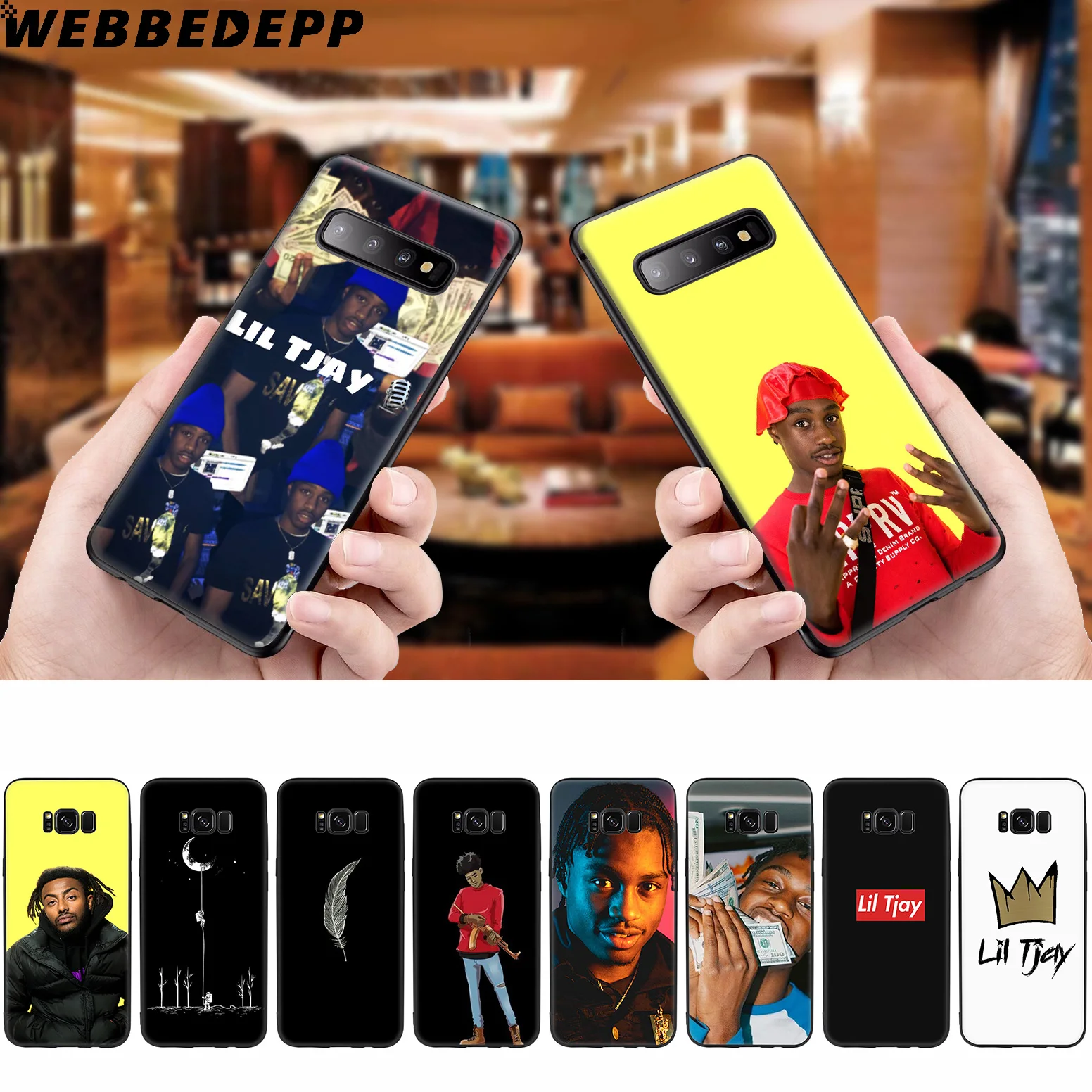 WEBBEDEPP Lil Tjay Rap Рэппер мягкий чехол для Samsung Galaxy S10 S10e S9 S8 Plus S7 S6 Edge &amp J6 2018 Note 10 9 8 |