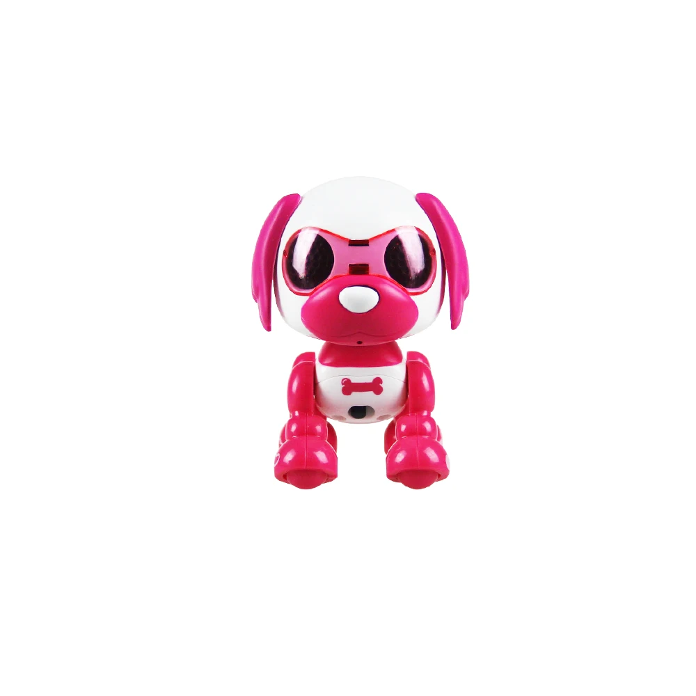 EBOYU Cute Smart Dog UInteractive Smart Puppy Robot Dog со светодиодный звуком и глазами - Цвет: Красный