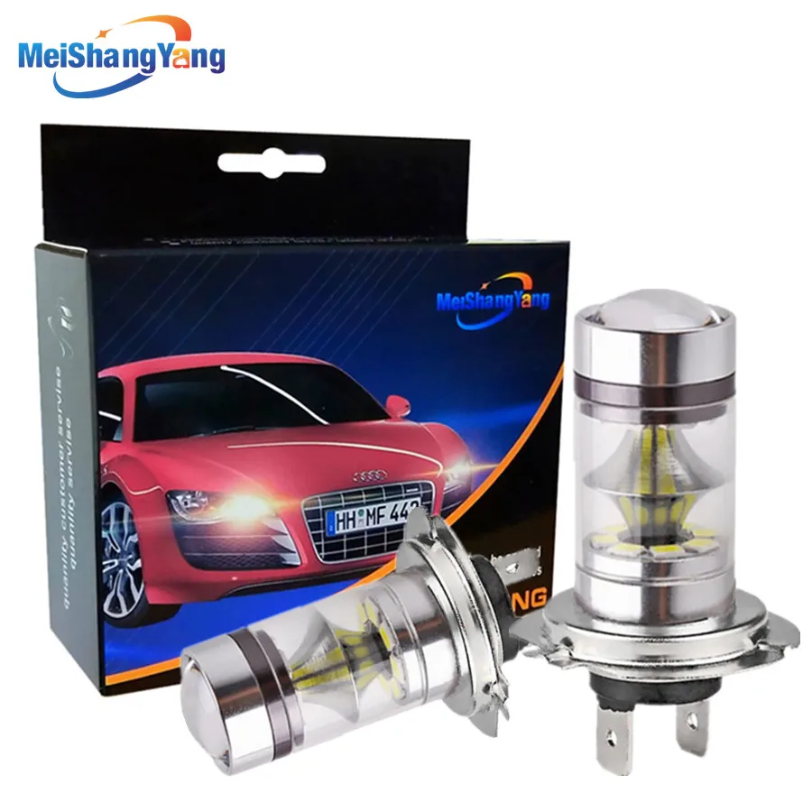 

H7 LED Bulb 1250Lm 12V~24V 360 Degree Cree Chip For Auto Fog Light lighting Sourcing Parking 6000K White B053