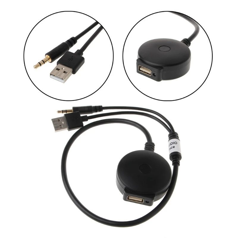 3,5 мм+ USB Мужской к женскому Bluetooth аудио Aux Кабель-адаптер для автомобиля BMW Mini Cooper