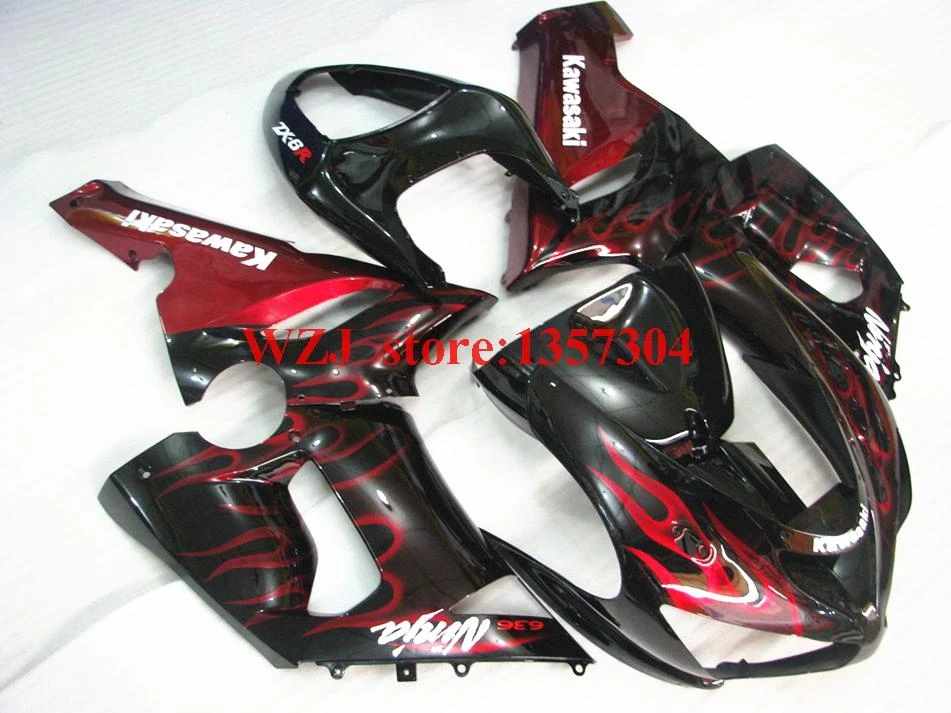 Rear Seat Cowl Motorcycle Compatible For Kawasaki ZX6R 2005