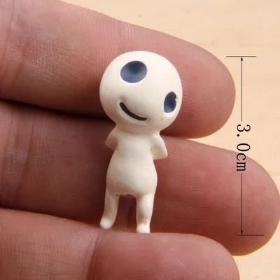 Миядзаки Принцесса Мононоке Kodama дерево дух фигурки Studio Ghibli мини Полимерная