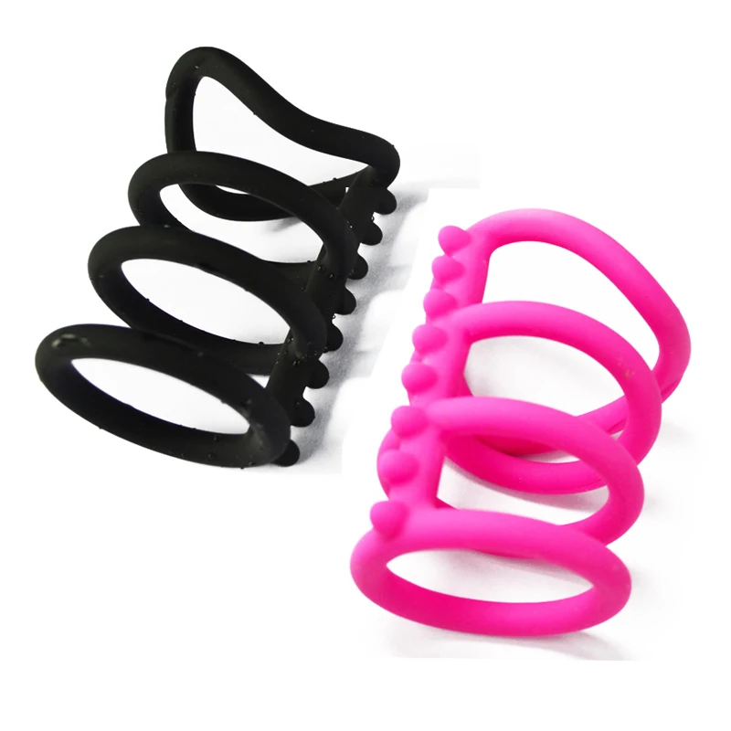 Male Silicone Penis Rings Chastity Cock Ring Lasting Orgasm Penis Sleeve Delayed Ejaculation Male Silicone Penis Rings Chastity Cock Ring Lasting Orgasm Penis Sleeve Delayed Ejaculation