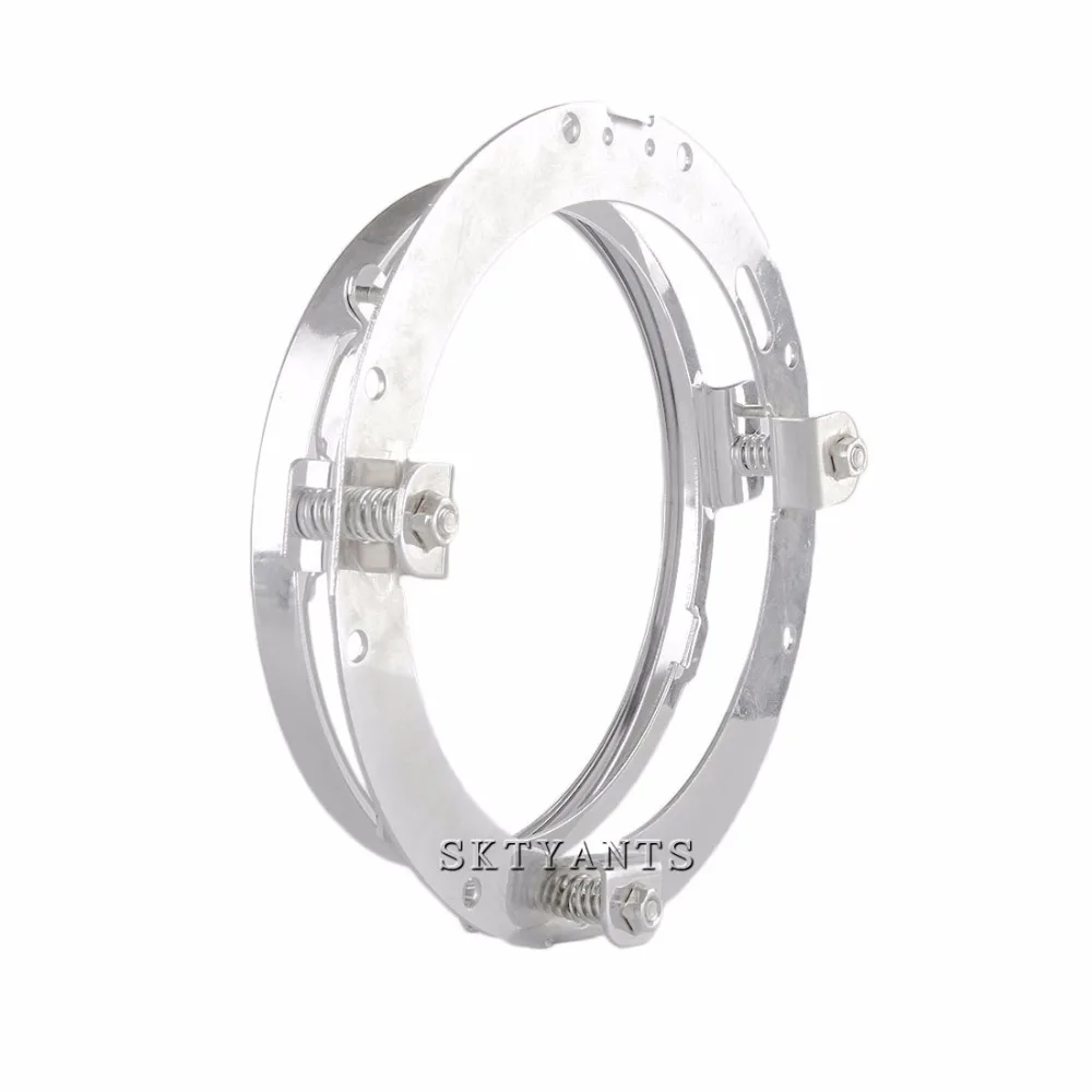 7 дюймов круглый Монтажный кронштейн кольцо " светодиодный кронштейн фары из нержавеющей стали для мотоцикла Хар-ли