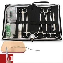 8/12/15/20 шт./компл. 14 см хирургический шовный материал, инструменты, операции обучения инструмент набор синхронизированных инструментов для медицинского/Наука/студентов