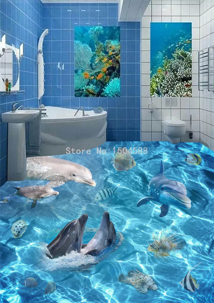 Photo Wallpaper 3d Underwater World Dolphins Floor Tiles Murals Bathroom Living Room Pvc Non Slip Floor Sticker Papel De Parede Papel De Parede De Paredefloor Tile Murals Aliexpress Photo Wallpaper 3d Underwater World Dolphins Floor Tiles Murals Bathroom Living Room Pvc Non Slip Floor Sticker Papel De Parede Papel De Parede De Paredefloor Tile Murals Aliexpress
