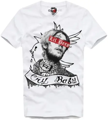 E1SYNDICATE T SHIRT LIL PEEP CRY BABY SKIES 6IX9INE XAN SCHEMAPOSSE 3361 Cool Casual pride t shirt men Unisex New | Мужская одежда