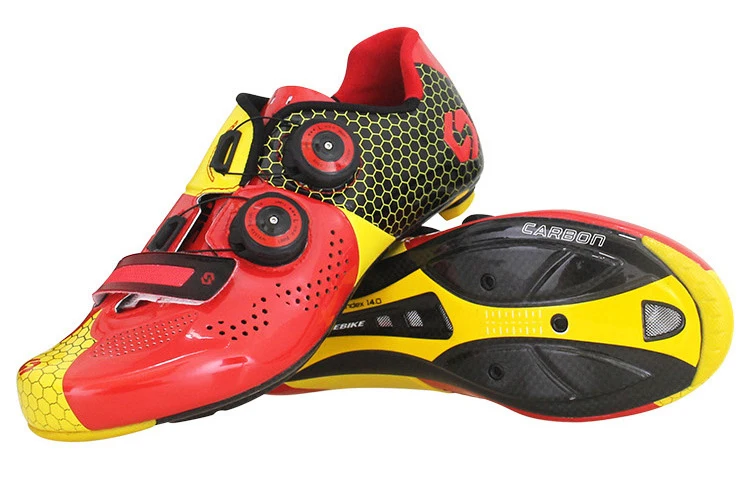 New Carbon Fiber MTB Bicycle Shoes Men's Women professional Bicycle Racing Self-Locking Shoes Ultralight Breathable Wear Shoes