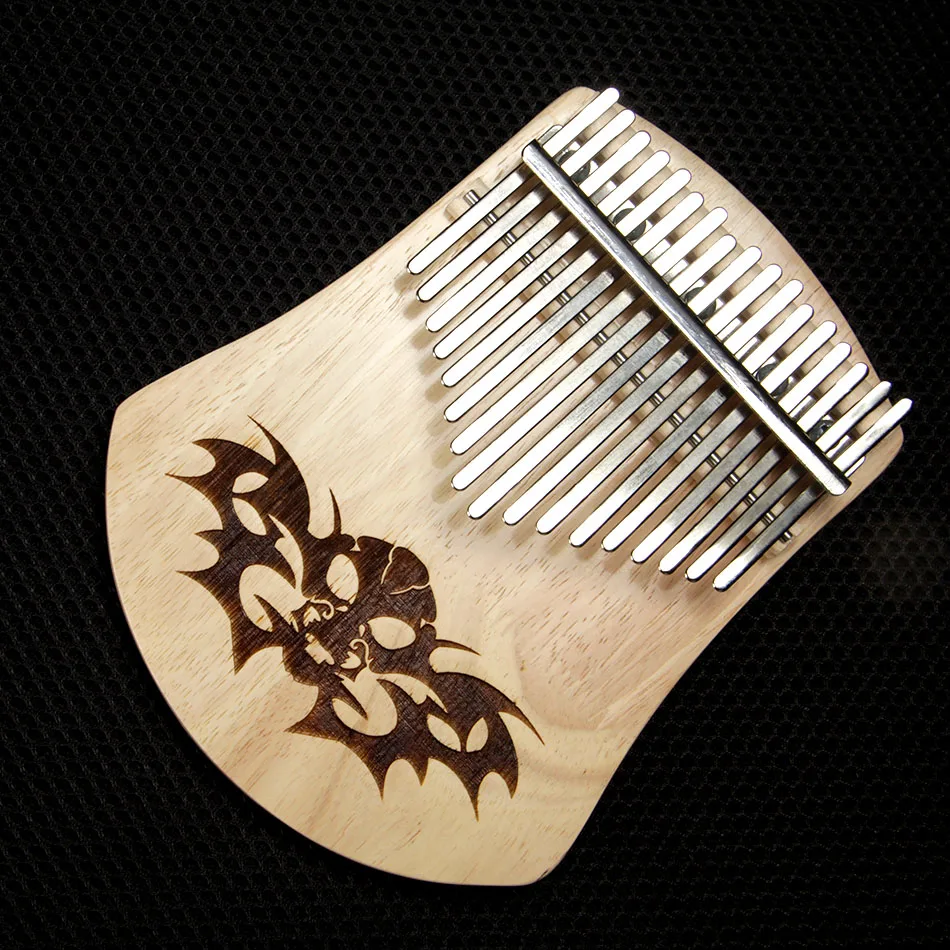 

New kalimba!17 Key oak Kalimba African Thumb Piano Finger Percussion Keyboard Music Instruments