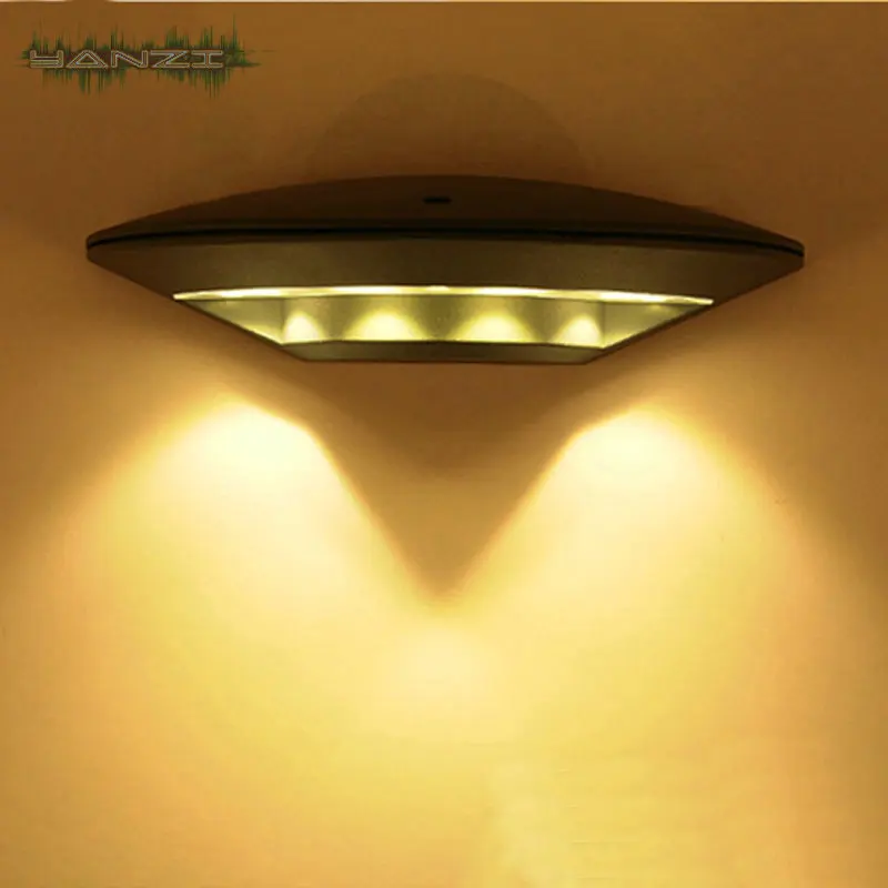 Outdoor Waterproof Warm White LED Wall Lamp Aisle Balcony Simple Garden Wall Light Outdoor Wall Sconce