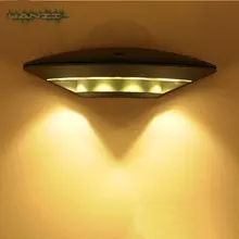 Outdoor Waterproof Warm White LED Wall Lamp Aisle Balcony Simple Garden Wall Light Outdoor Wall Sconce