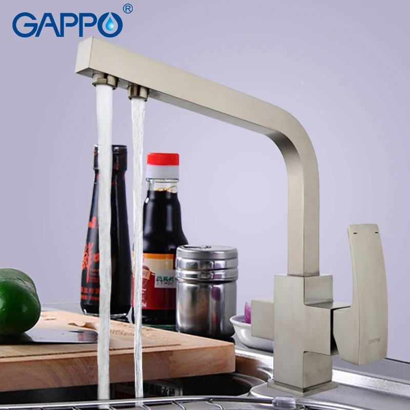 GAPPO1set Brass Kitchen Faucet water filter taps water mixer kitchen sink faucet tap brass kitchen purified