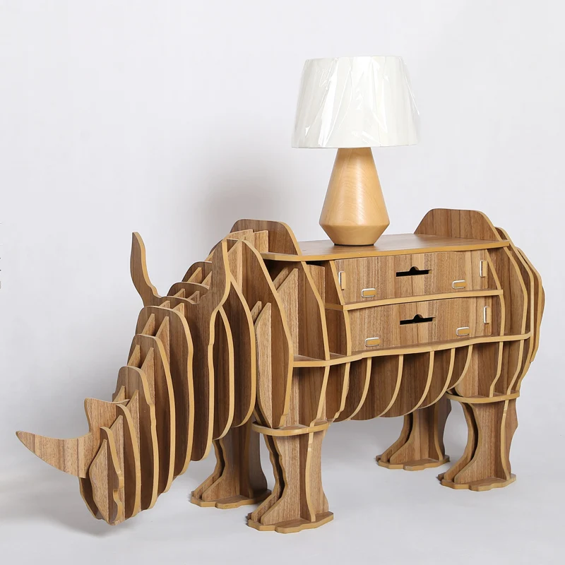 High-end Creative Rhino Drawer Table Desk Wood Craft Gift Furniture Brand New TM004M High-end Creative Rhino Drawer Table Desk Wood Craft Gift Furniture Brand New TM004M