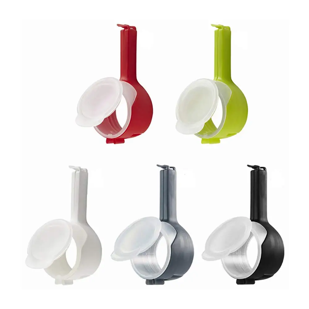 

5PCS Bag Seal Clips Food Snack Storage Chip Sealing Clamp with Pour Spout Airtight Grip Sealer Tools Kitchen Milk powder Cereal