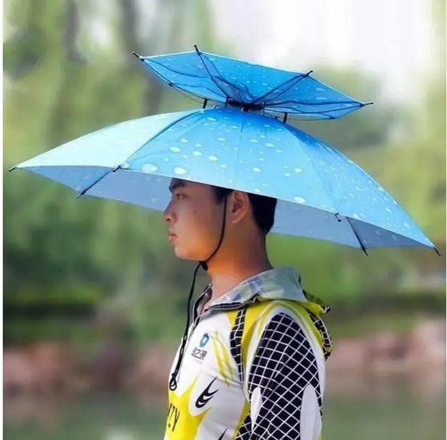 Открытый складной солнечный зонт шляпа Гольф Рыбалка Кемпинг Головные уборы кепки головной убор 3 цвета двойной уровень утолщаются