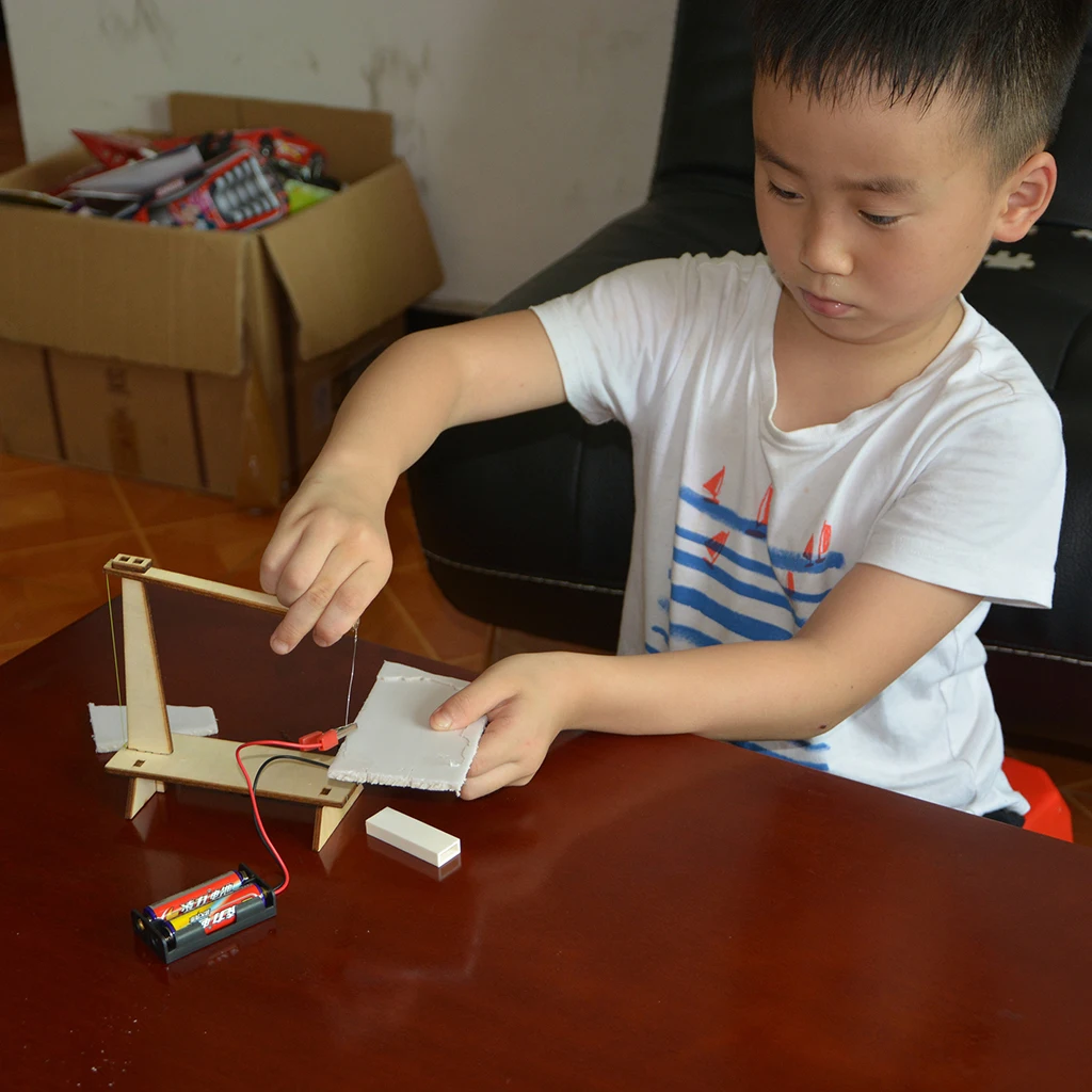 DIY Electric Foam Cutting Machine Physics Circuit Puzzle Model Science Experiment Educational Physical Student Toy
