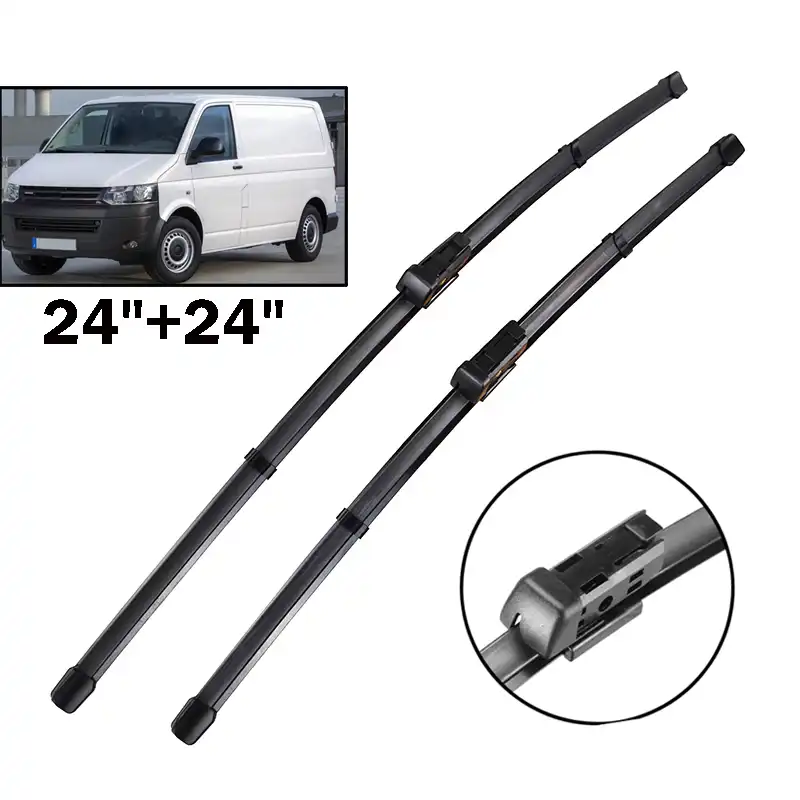 Fits Volkswagen Caravelle T5 2009-2013 Hybrid Wiper Blades 24/'/'21/'/'H Set Of 2