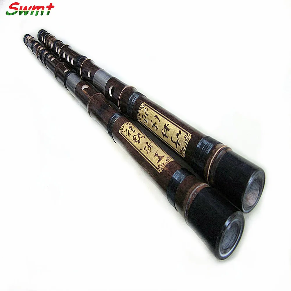 Китайский bitter bamboo flute tranversal с открытым отверстием белая медная вилка