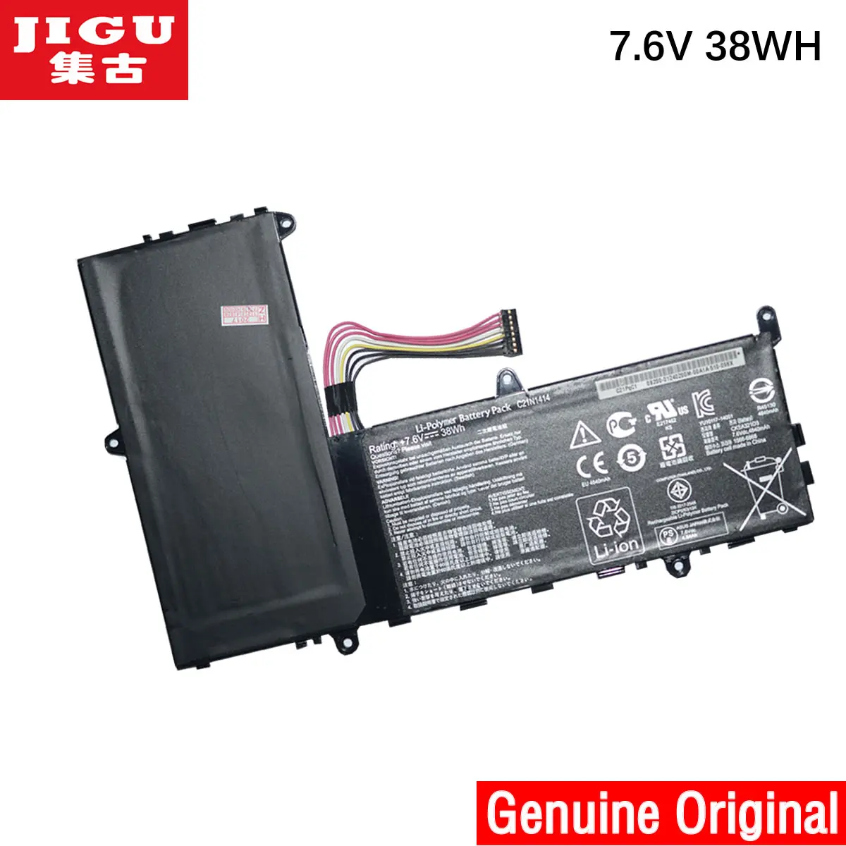 JIGU Original New C21N1414 Battery For ASUS EeeBook X205T X205TA Series 7.6V 38WH Free 1 Year Warranty | Компьютеры и офис