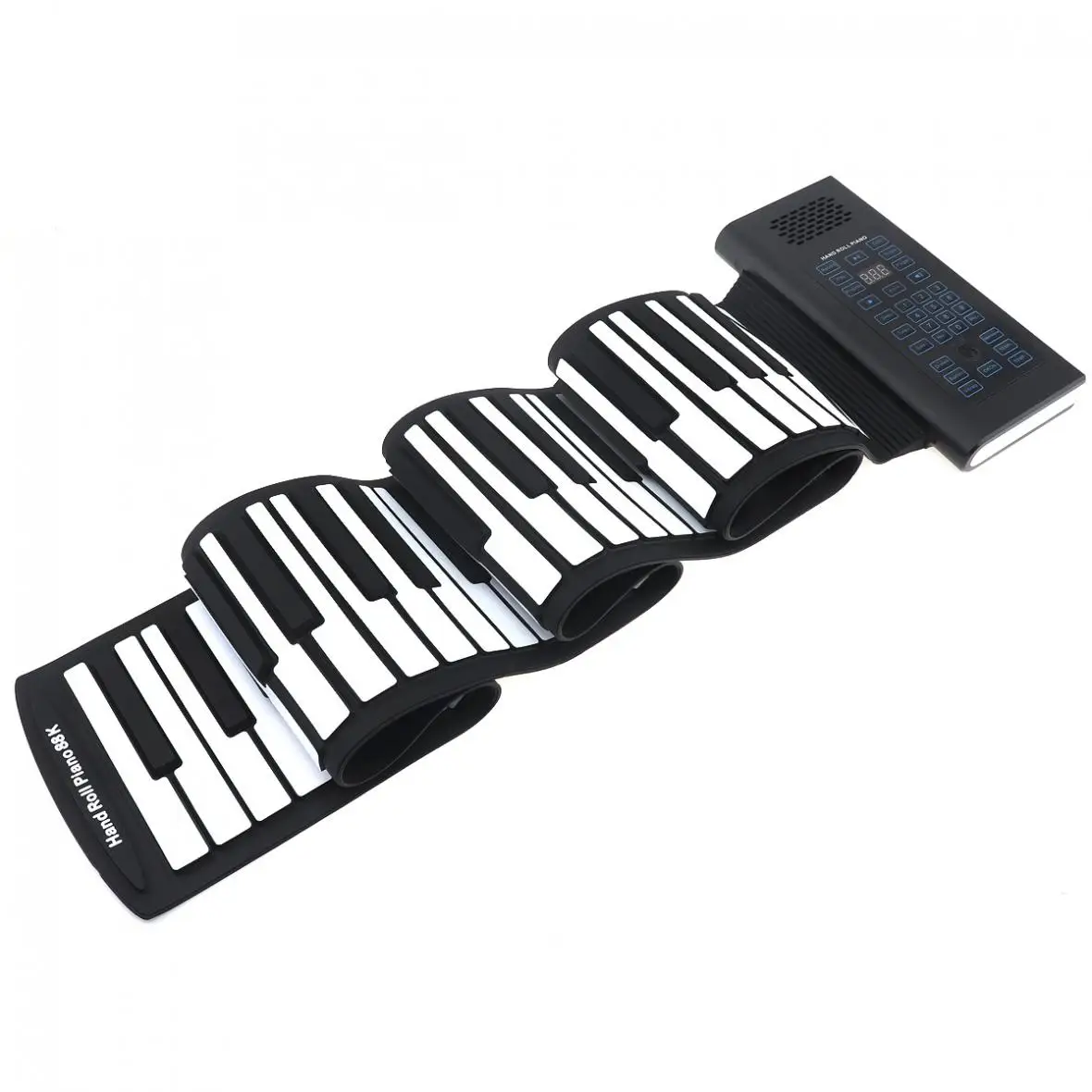88 клавиш USB MIDI выход рулон пианино перезаряжаемая электронная портативная силиконовая Гибкая клавиатура орган встроенный динамик
