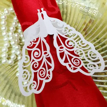 240pcs Laser Cut Hollow Peacock Paper Card Napkin Ring Serviette Buckle Holder Hotel Wedding Party Favour Decoration 240pcs Laser Cut Hollow Peacock Paper Card Napkin Ring Serviette Buckle Holder Hotel Wedding Party Favour Decoration