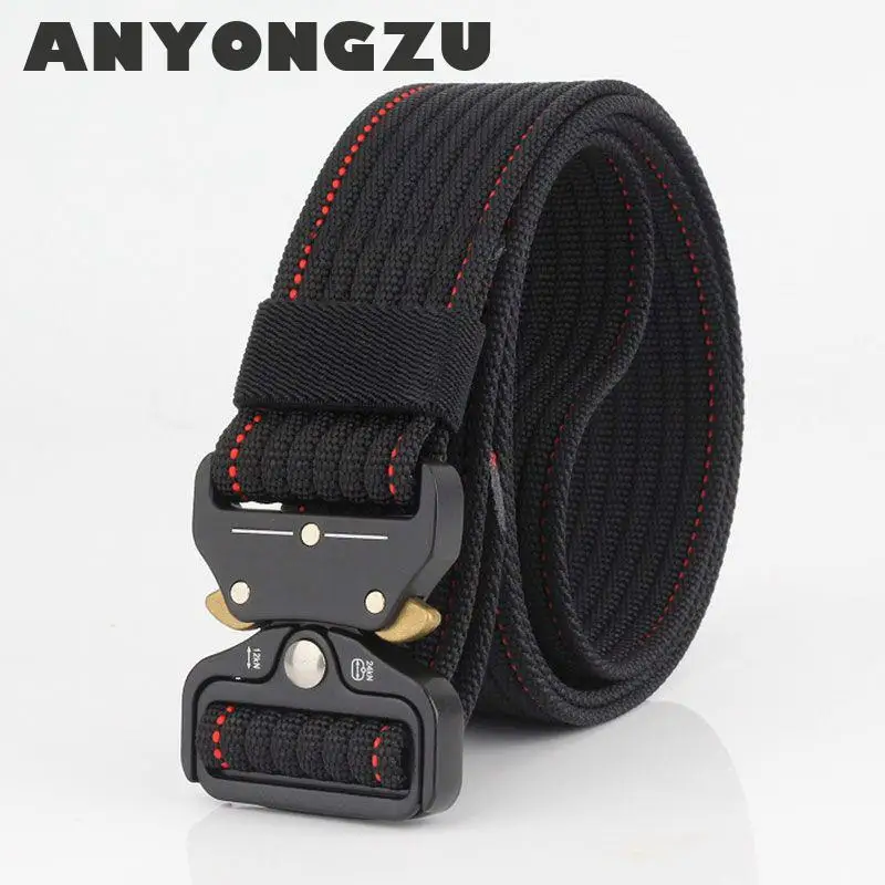 

Multifunction Secret Service Work Daily Commuting Ceintures Easy To Wear Off New Stretching Resistance Tactical Nylon Belt