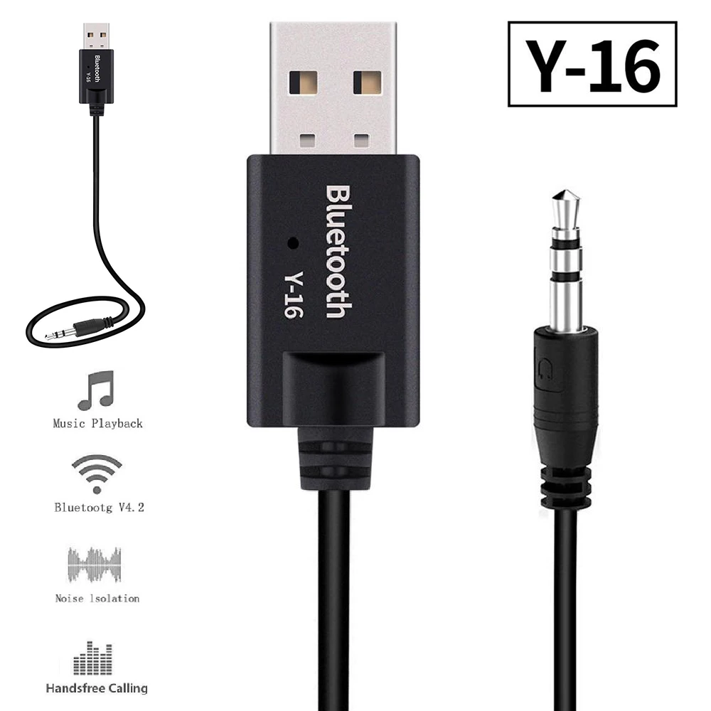 3 5mm Usb Power A2dp Dongle Wireless Music Audio Adapter Car Aux Bluetooth Receiver 3 5mm Jack Music Transmitter For Car Speaker Wireless Adapter Aliexpress