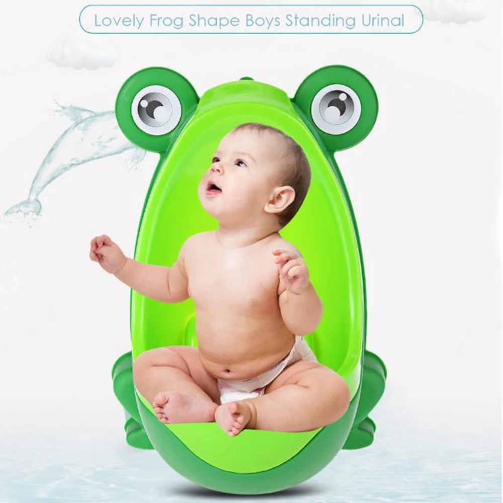 Baby Boy Potty Toilet Training Penguin Frog Children Kids Stand