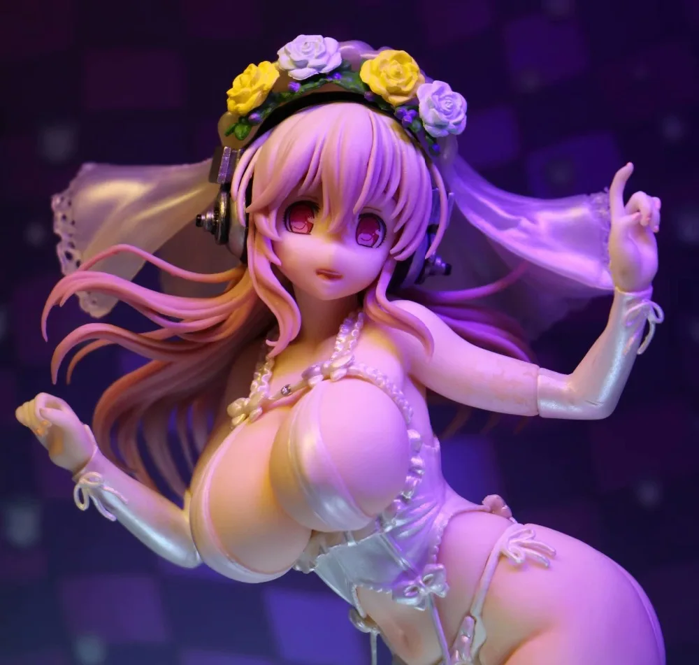 Свадебное платье с аниме Super Sonico на 10 ю годовщину Экшн фигурка из ПВХ